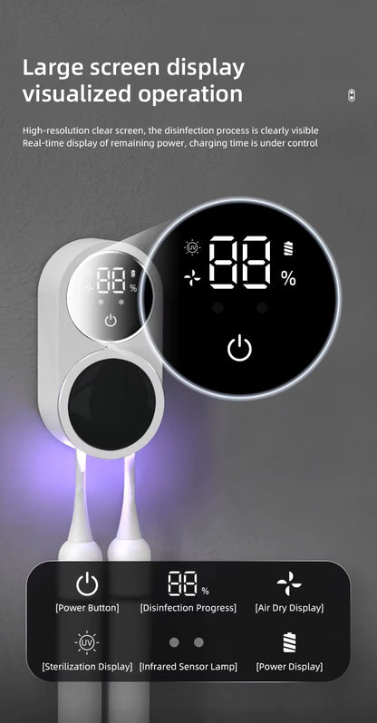 UV-C Toothbrush Sanitizer